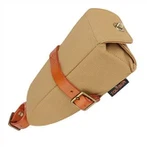 Tourbon canvas cykel sadelväska