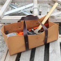 TOURBON Tool Tote Bag Organizer Storage Stor kapacitet Garden Tool Carrier Box